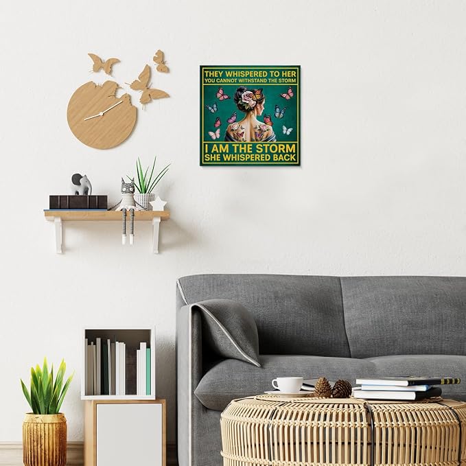 Motivational Wall Decor, Inspirational Quote Wall Art, Vintage Hippie Home Sign - Image 5