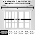 2 Pack Curtain Rods 36-120 Inch, Living Room, Sliding Door - Image 8