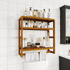 Galood Over The Toilet Storage Bathroom Shelves Wall Mounted 3 Tier Space Saver - Image 4