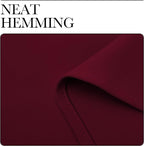 NICETOWN Blackout Curtains for Bedroom, Wine Red, 1 Pair, 42 by 45-inch - Image 6