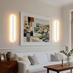 KELUOLY Modern Plug in Wall Lights, 31.4 inch Frosted White LED Long Wall Sconce - Image 8