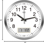 HITO 16 Inch Silent Wall Clock Battery Operated - Image 7