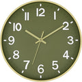 Foxtop Modern Wall Clock Silent Non-Ticking Battery Operated Round Quartz 12 by Foxtop