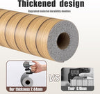 Haimin Wood Grain Slat Wall Panels Peel and Stick Faux Wood Thick Wallpaper - Image 4