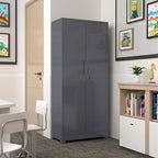 GREATMEET 72.8" H Tall Metal Garage Storage Cabinet - Image 7