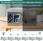 Peakeep Digital Clock, Alarm Clock Battery Backup Powered - Image 5