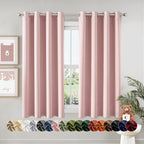 MIULEE Blackout Curtains for Bedroom Living Room 2 Panels, Thermal Insulated by MIULEE