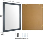 BOMINICA Rectangular Wall Mirror Framed Wall Mirror 16” x 20” - Image 4