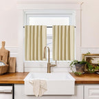 RYB HOME 100% Blackout Short Curtains by RYBHOME