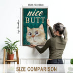 DIHSIEG Inspirational Canvas Wall Art funny bathroom wall art Print Poster - Image 2