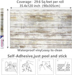 Wood Contact Paper Peel and Stick Wood Wallpaper Vinyl Decorative Plank Film - Image 7