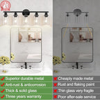 Zarbitta 5-Light Bathroom Light Fixtures, Bathroom Wall Lamp - Image 3