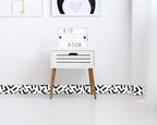 FLFK Black and White Design Wallpaper Border - Image 5