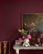 Dimoon 236''x17.7'' Red Peel and Stick Wallpaper Contact Paper Modern Self - Image 2