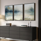Large Framed Abstract Nature Landscape Wall Art - Image 2