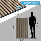 Art3d 2-Pack 48" x 24" Acoustic Wood Panels - Image 6