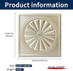 Art3dwallpanels Ceiling Tiles 12 Pack Drop Ceiling Tiles, 24 x 24 Inch High - Image 4