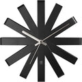 Umbra Ribbon Modern 12" Wall Clock, Silent Non Ticking Battery Operated Quartz by Umbra