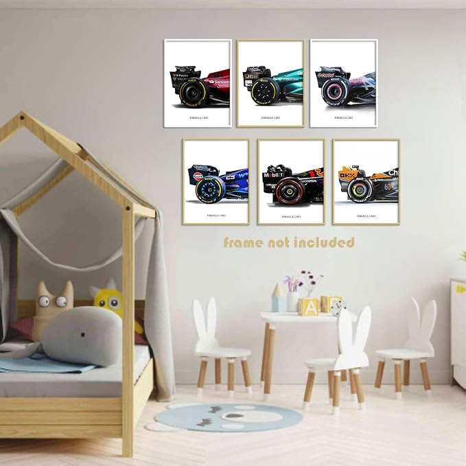 CSLGQGV Car Posters Classical Supercar Prints Vintage Racing Car Canvas Painting - Image 7