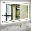55x36 LED Bathroom Mirror with Lights, Super Bright Front & Backlit Vanity by GreatMirrorTalksItself