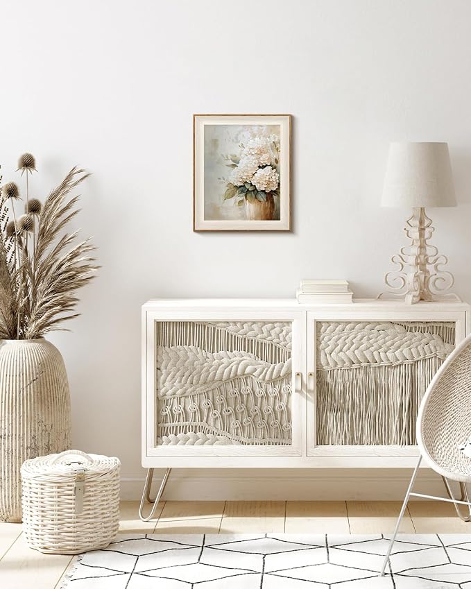 VIYYIEA Framed Wall Art for Living Room, Natural Canvas Prints, Vintage Home - Image 5
