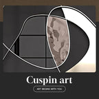Large Framed Modern Elegant Abstract Wall Art - Image 7