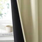 RYB HOME Bedroom Blackout Curtains 72 inches Long, 100% Blackout Thermal - Image 3