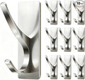 pickpiff Brushed Nickel Self Adhesive Coat Hooks by pickpiff