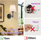 Battery Operated Wall Sconces Set of Two, Rechargeable Wireless Wall Lights - Image 6