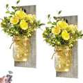 Wall Decor Mason Jar Sconces by HOMECOR