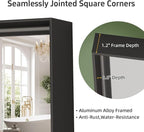 22x30 Inch Bathroom Mirror for Over Sink, Rectangular Black Mirror, Mirrors for - Image 3