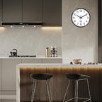 XNM Minimalist Wall Clocks Battery Operated 12 Inch Classic White Analog Wall - Image 4