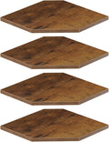 JJL Corner Shelf, 12 Inch Set of 4 Floating Shelves by Unknown