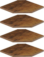 JJL Corner Shelf, 12 Inch Set of 4 Floating Shelves by Unknown