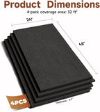VooBang 4 Pack 3D Wall Panels, Waterfall Stone Texture PU Wall Panels, Accent - Image 3