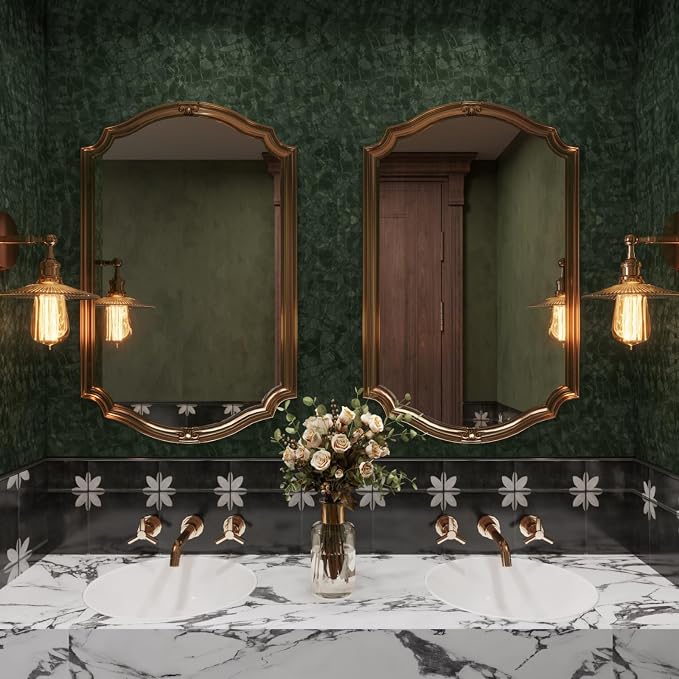 Abyssaly Dark Green Peel and Stick Wallpaper - Image 9