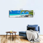 Nature Coastal Scenery Wall Art Tropical Ocean Wall Decor Seascape Coconut - Image 5