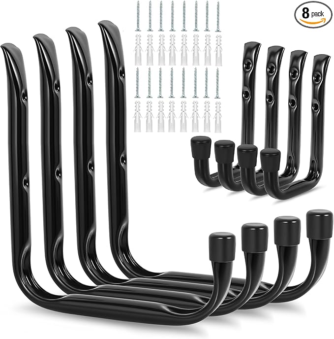GURADESIGN 8-Pack Heavy Duty Garage Hooks by GURADESIGN