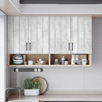 White Gray Wood Wallpaper 17.71" X 511" Peel and Stick Removable Decorative - Image 7