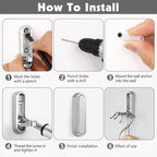 Dntorx Folding Coat Hooks - Image 4