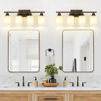 Indoi 4-Light Bathroom Light Fixtures, Modern Bathroom Wall Lamp - Image 7
