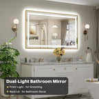 60x36 Inch LED Bathroom Mirror - Image 3