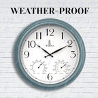 18 inch Outdoor Clocks for Patio Large Waterproof - Image 5