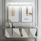 Ralbay LED Modern Chrome Vanity Lights 6 Lights Stainless Steel Acrylic Modern - Image 5