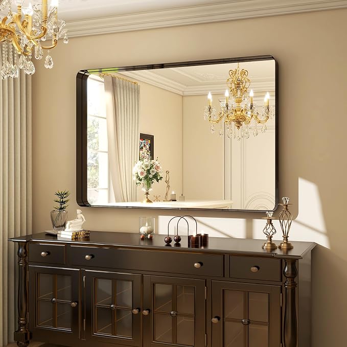 Easly 30"x40" Black Bathroom Mirror - Image 8