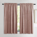 NICETOWN Dusty Pink Velvet Curtains and Drapes by NICETOWN