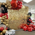COKAOBE New Type Light Gold Shimmer Wall Backdrop, Photo Backdrops - Image 5
