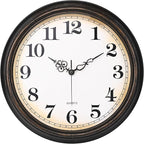 Yoiolclc Large Wall Clock 16 Inch Silent Non-Ticking Vintage Wall Clocks by YoiolclcWallClock
