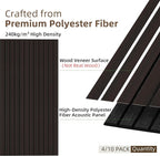 TO-TH Wood-Look Acoustic Wall Panels, 10 Pack 47.2” x 23.6” Acoustic Panels - Image 2