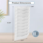 EASEPRES 10 Pocket Mesh Hanging Wall File Organizer, Wall Mounted Mail Paper - Image 2